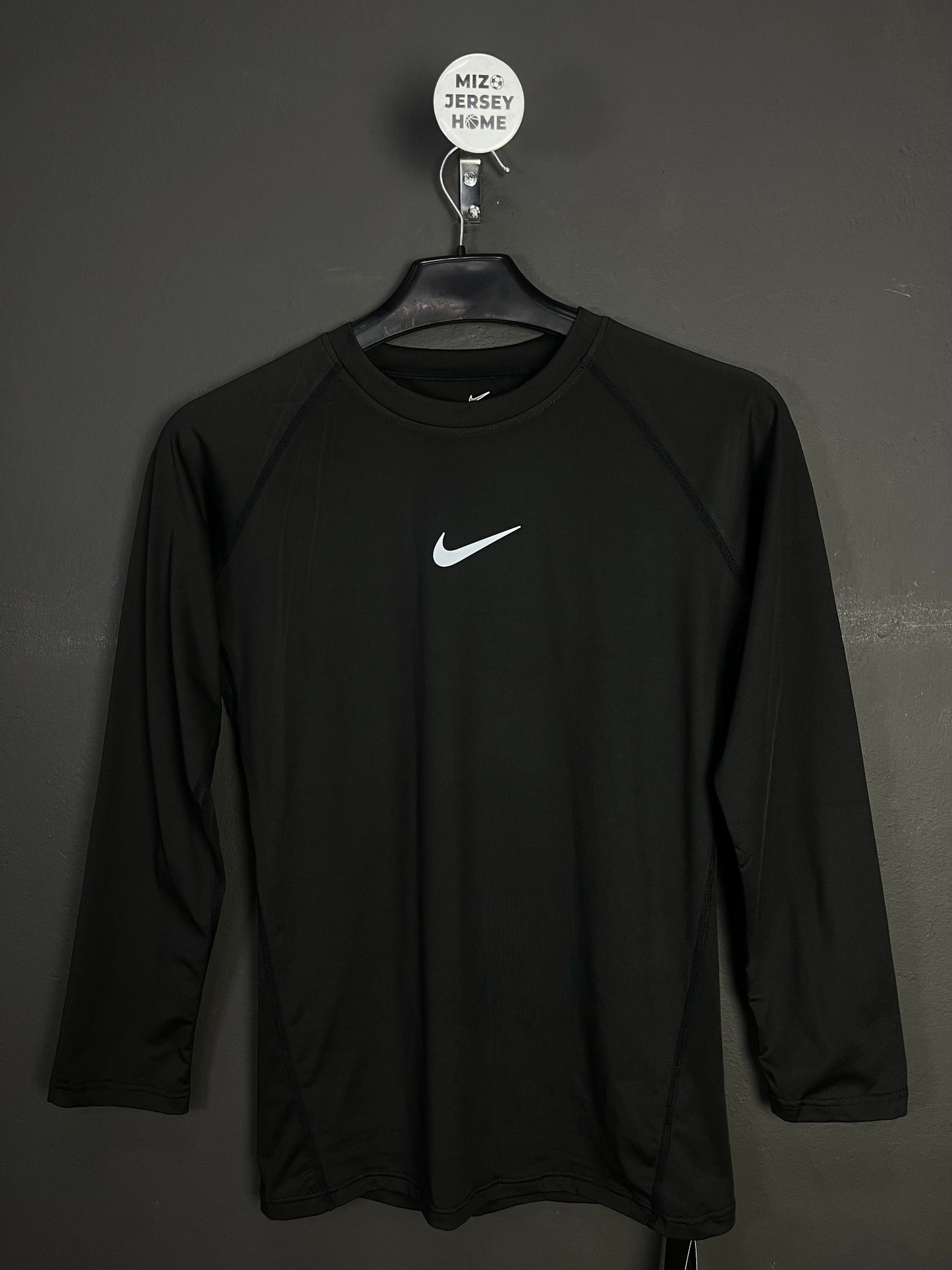 Nike Black Compression Shirt Long Sleeves