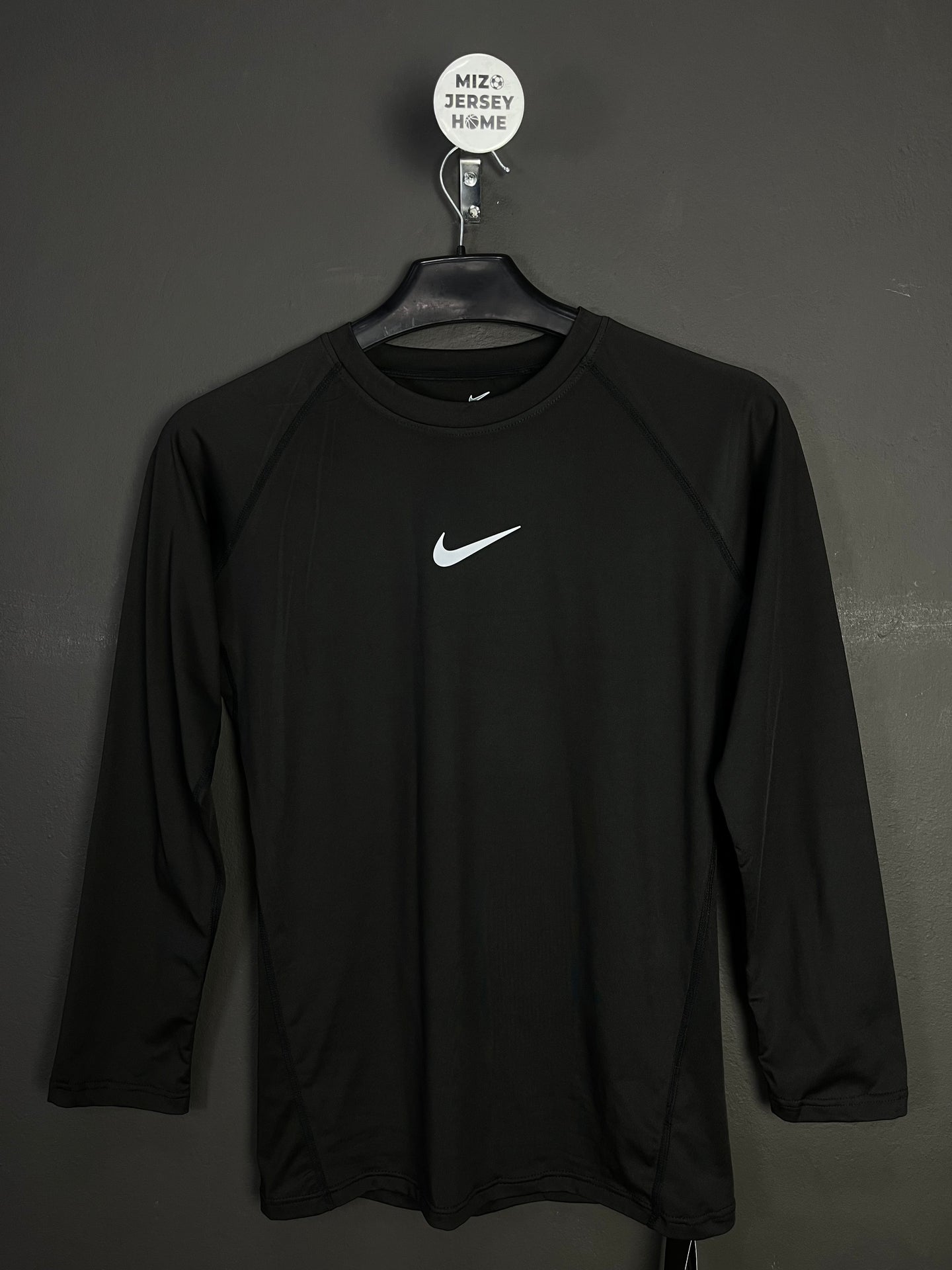 Nike Black Compression Shirt Long Sleeves