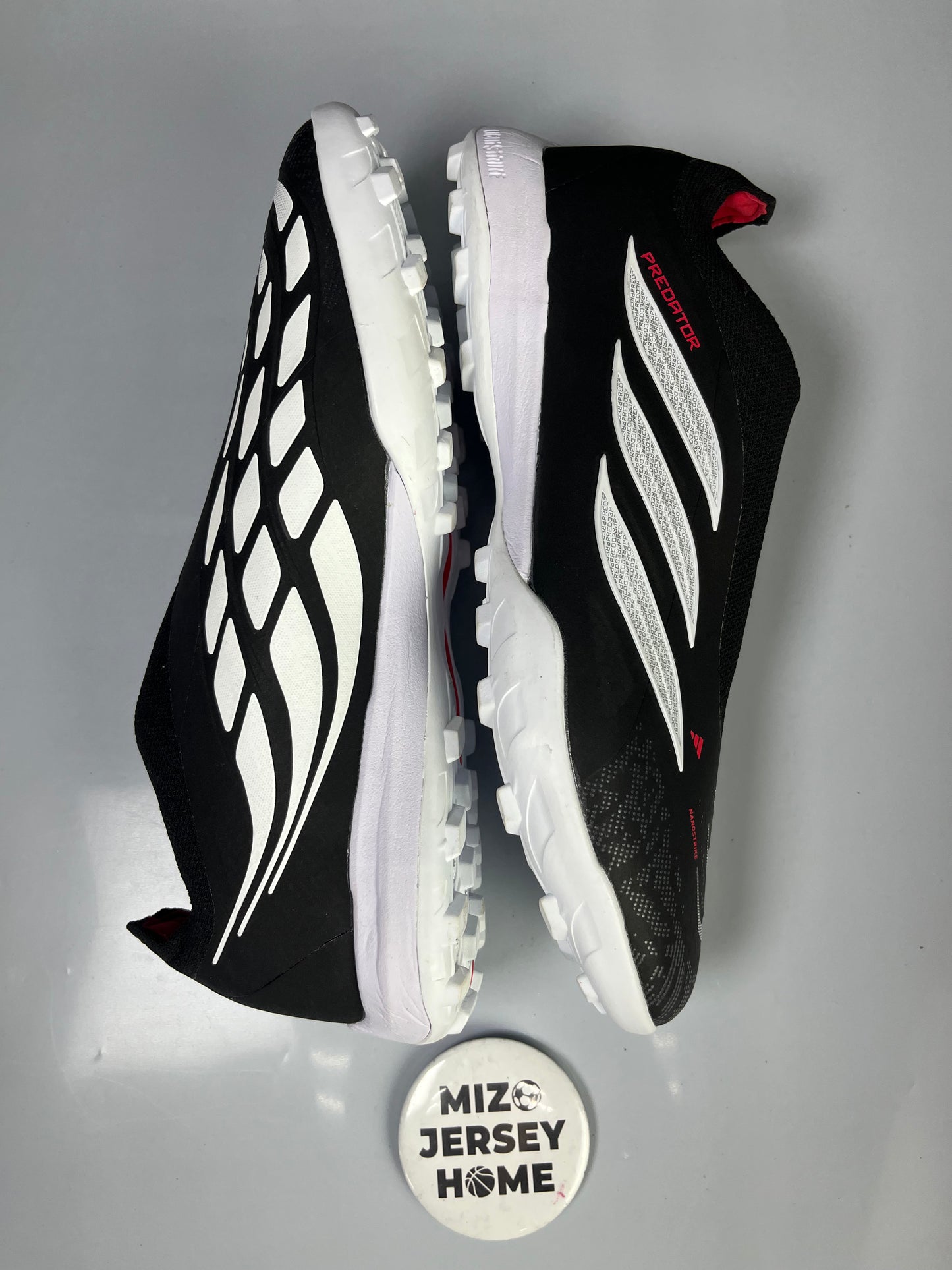 Adidas Predator League Lace less Black Turf Football Shoes
