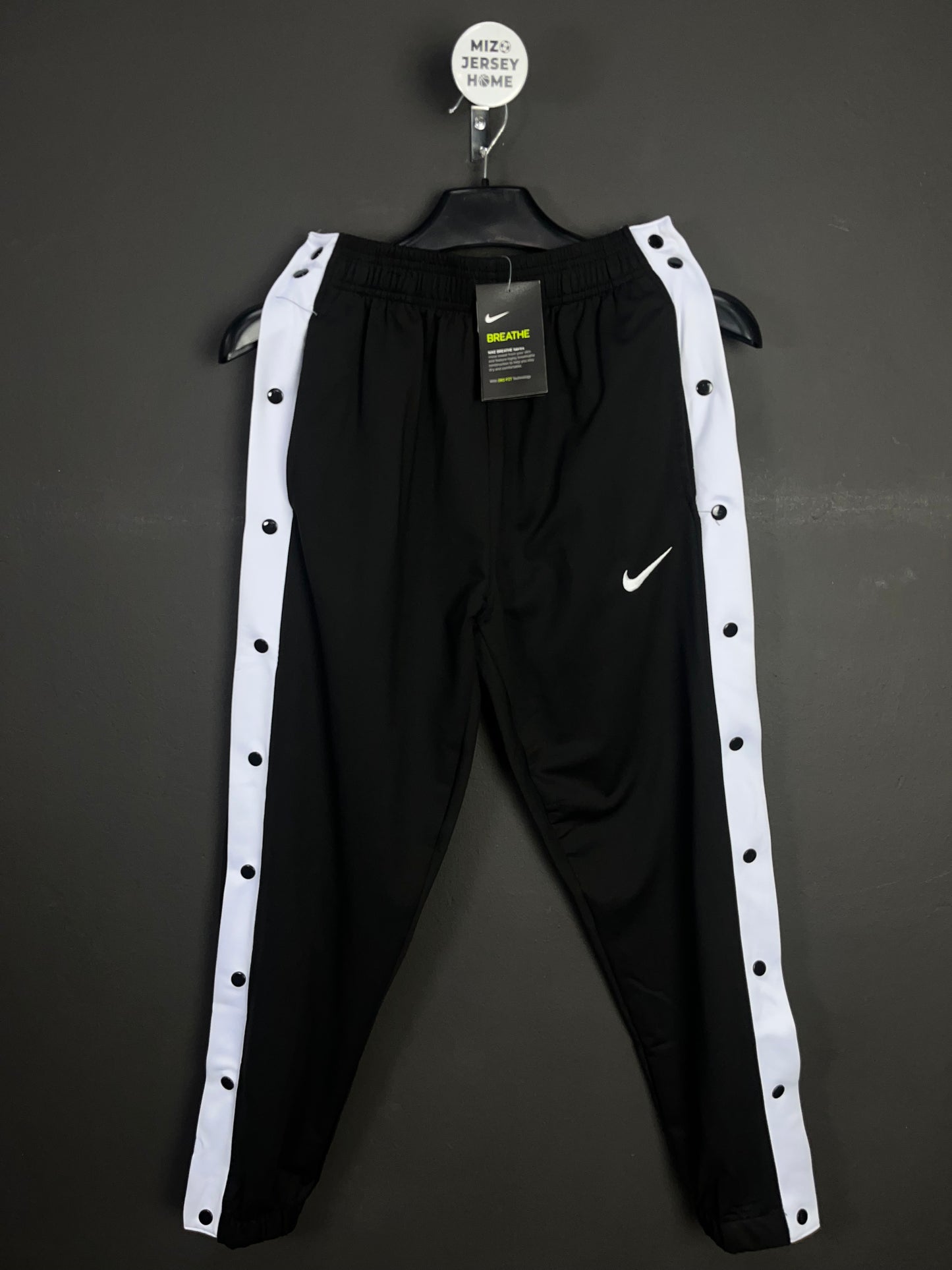 Nike Black & White Tearaway Pants