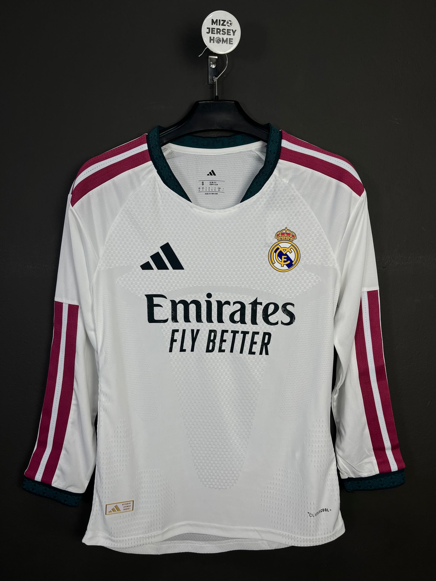 Real Madrid Home 26/27 Jersey Player Version Long Sleeves