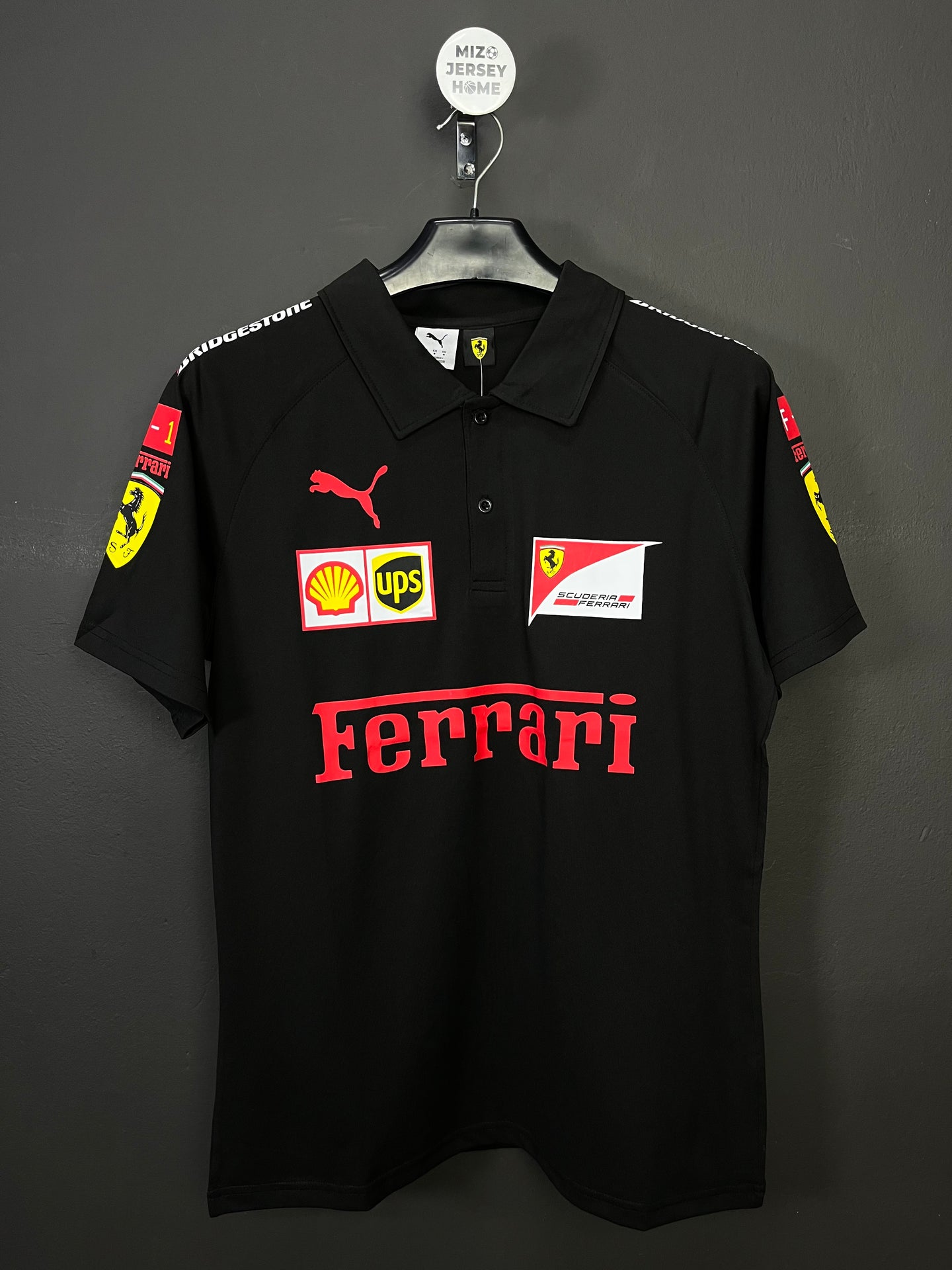 Ferrari Black Polo Shirt