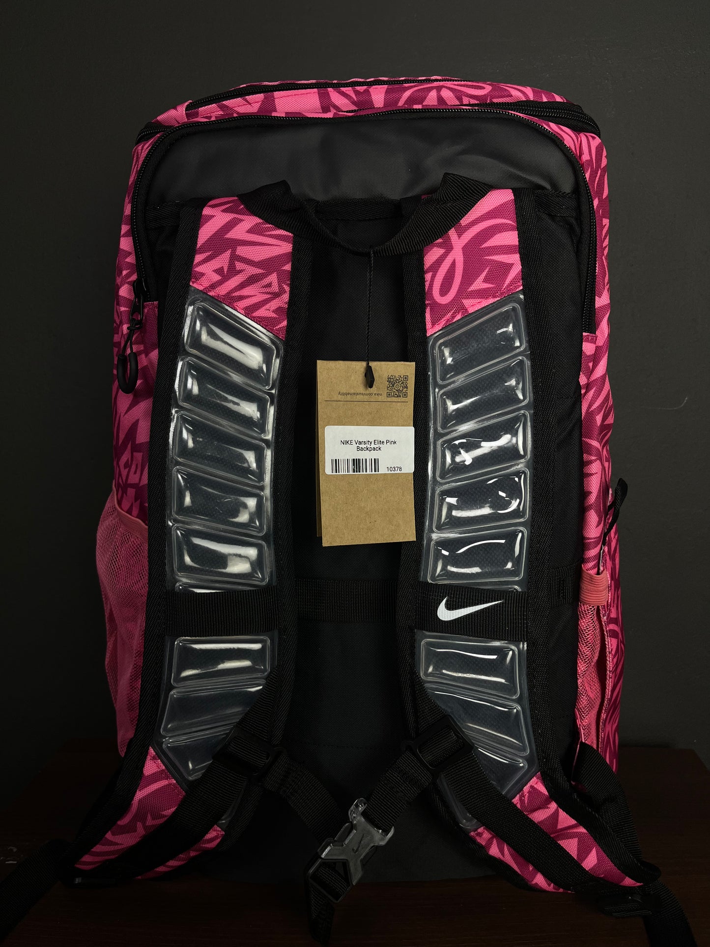 NIKE Varsity Elite Pink Backpack
