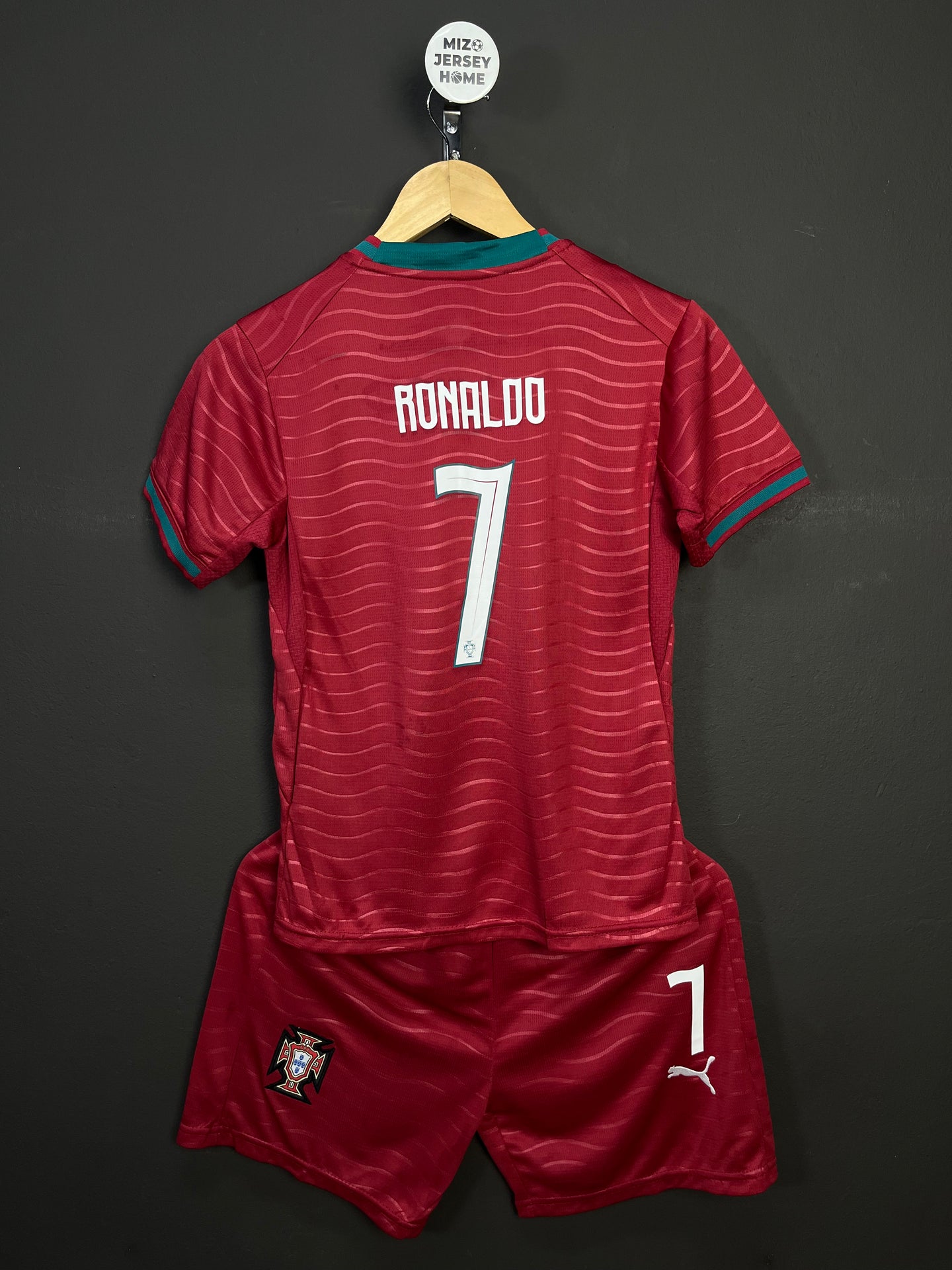 Ronaldo 7 Portugal Home World Cup 2026 Kids Jersey