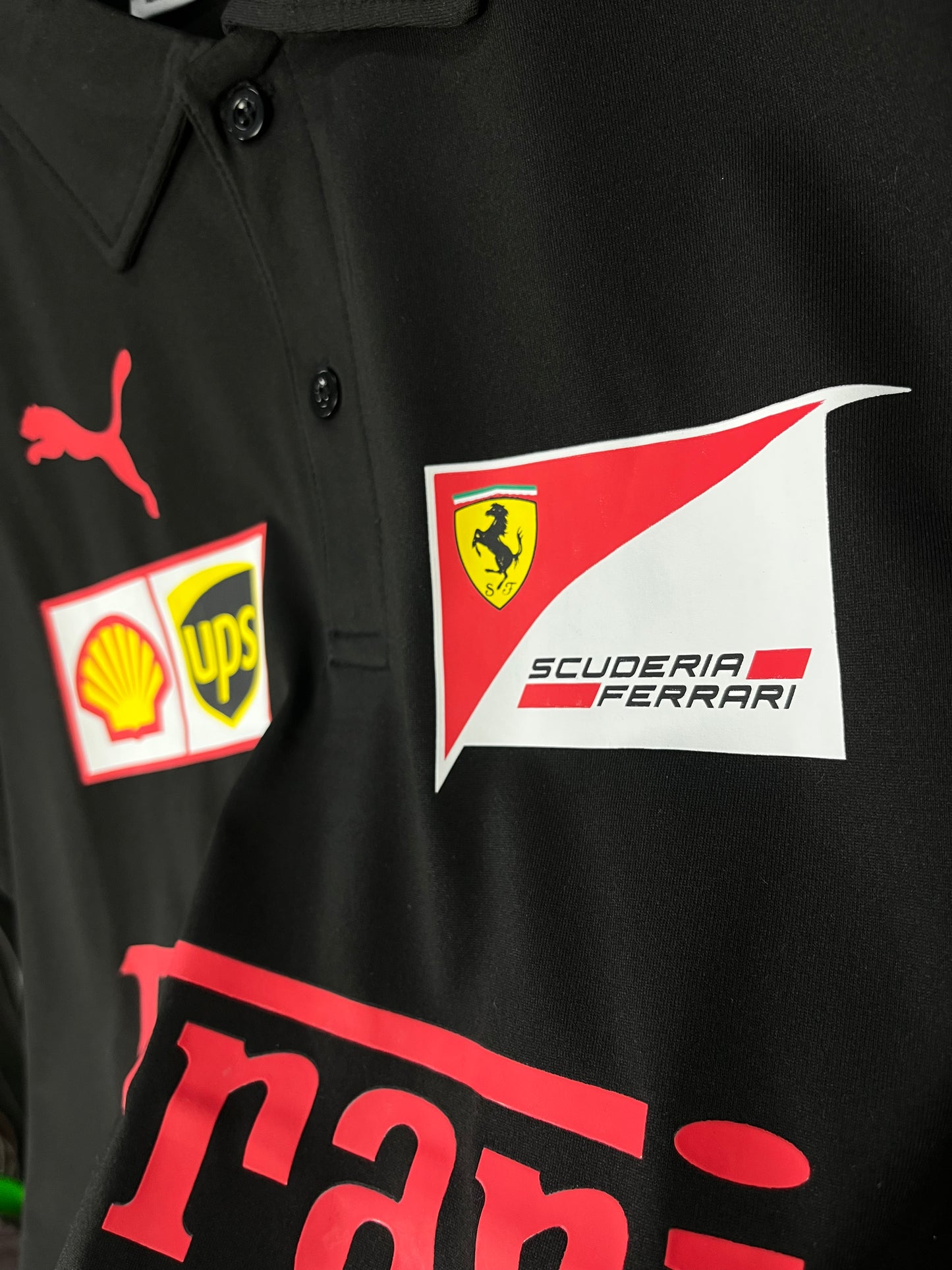 Ferrari Black Polo Shirt