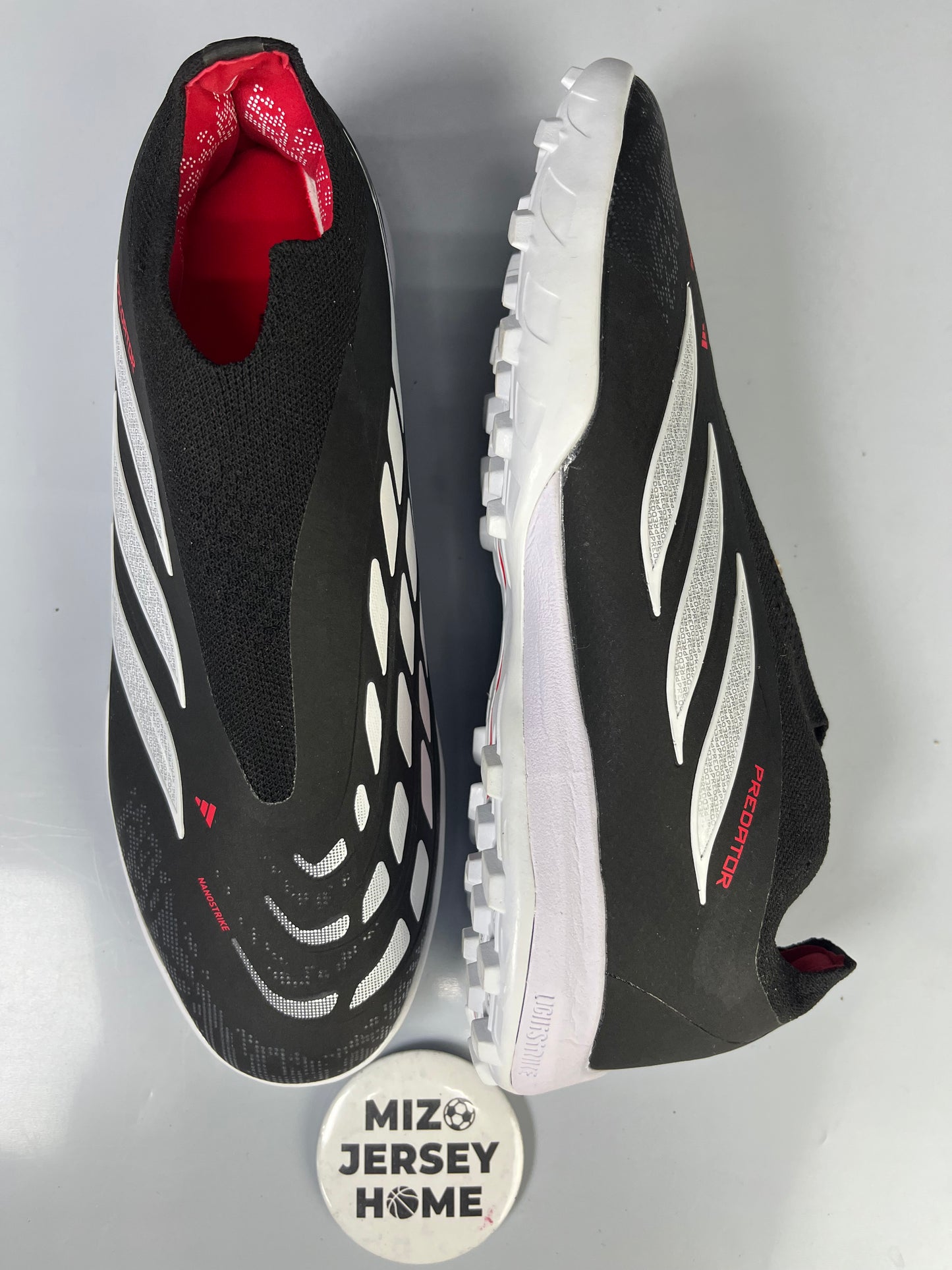 Adidas Predator League Lace less Black Turf Football Shoes
