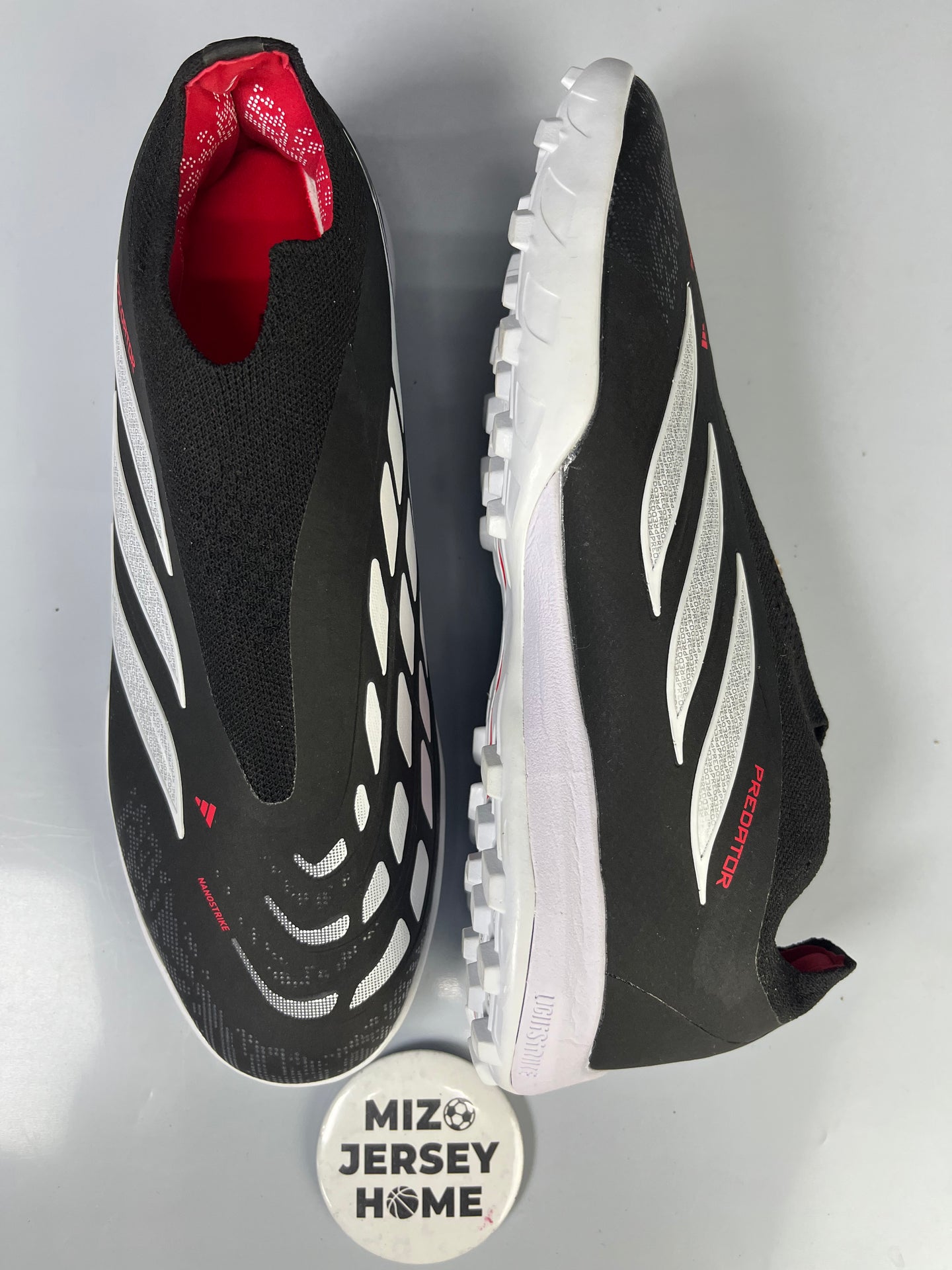 Adidas Predator League Lace less Black Turf Football Shoes