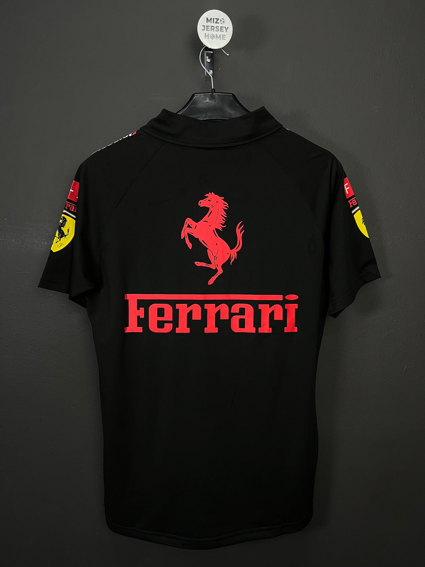 Ferrari Black Polo Shirt