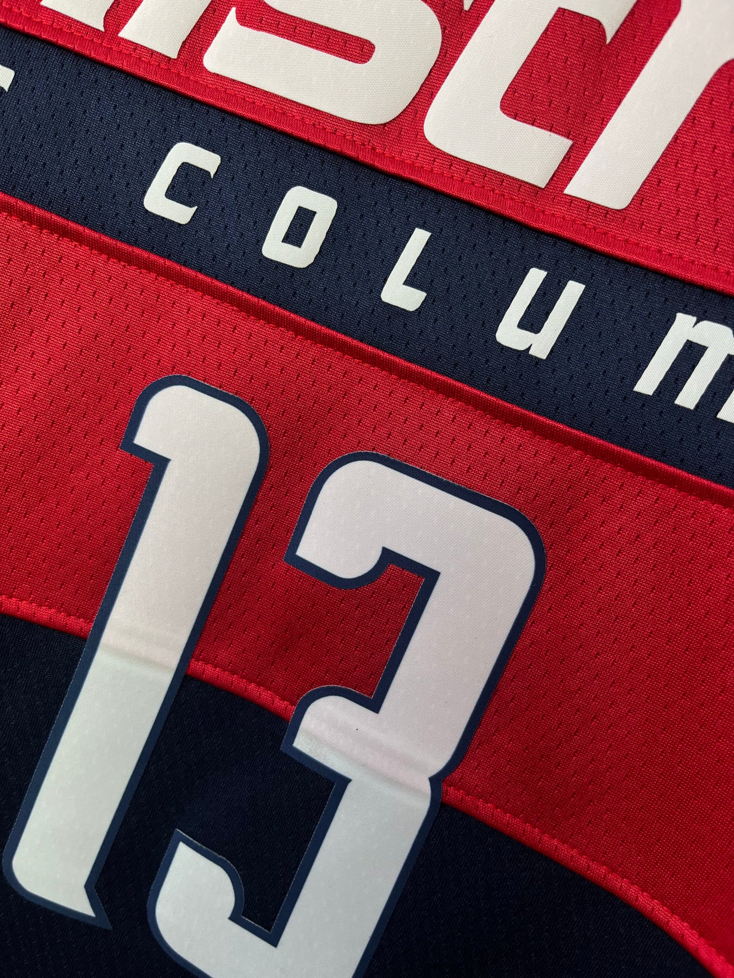 POOLE 13 Dark Blue The District Columbia Heat Pressed Edition NBA Jersey