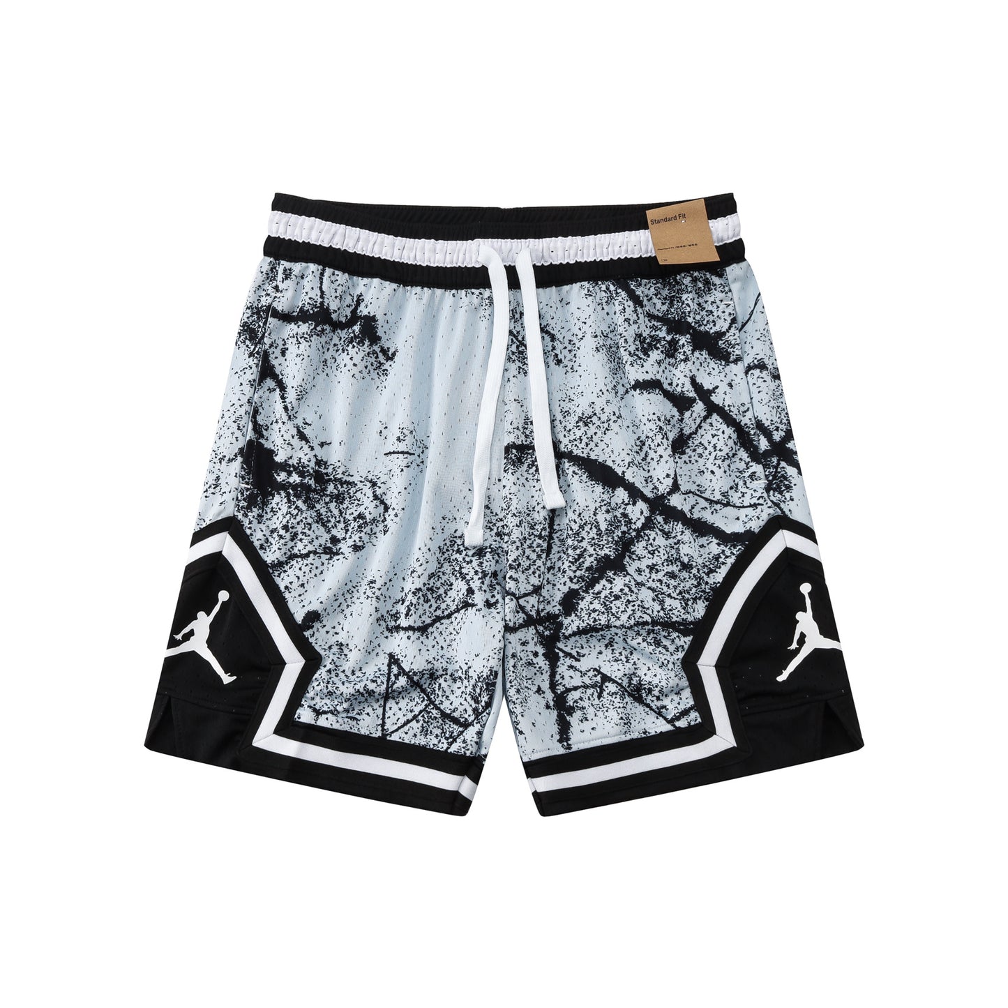 Jordan White Marble Diamond Shorts