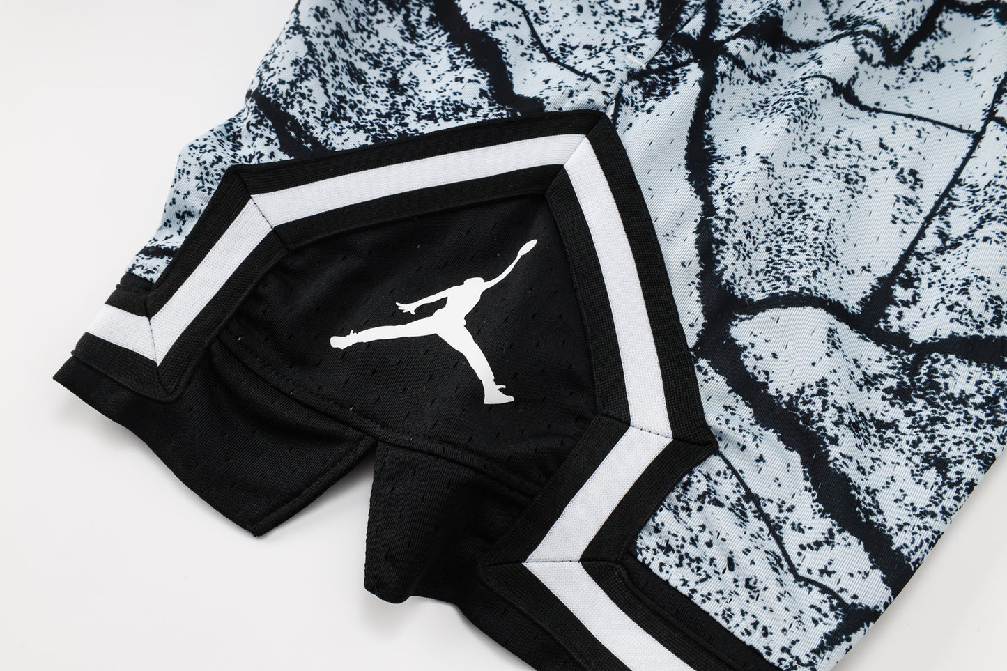 Jordan White Marble Diamond Shorts