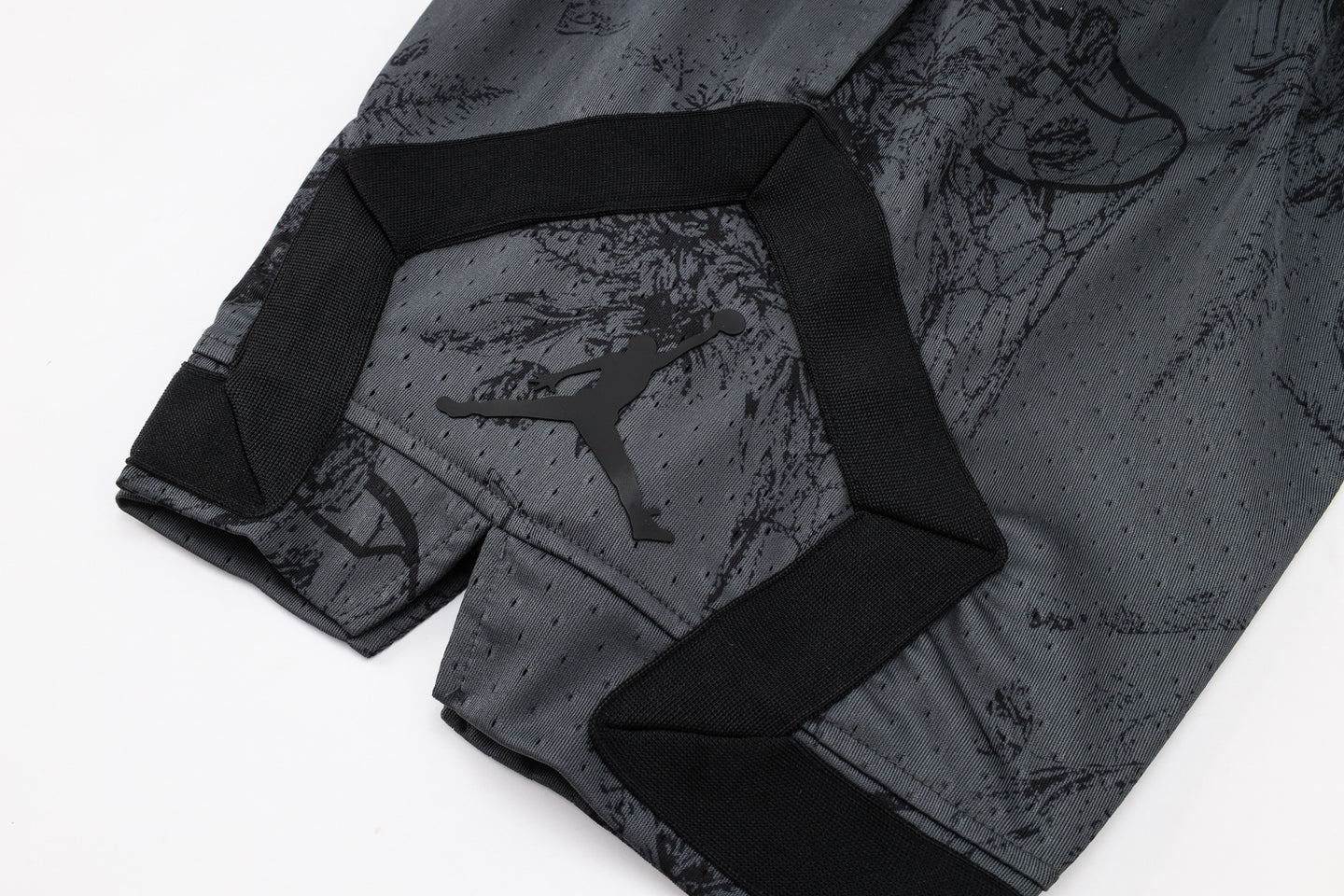 Jordan Black Floral Diamond Shorts