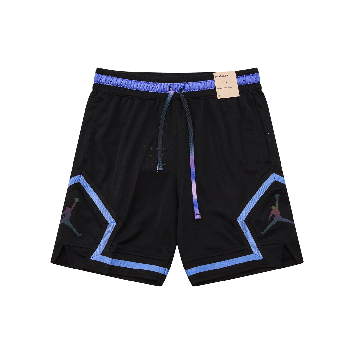 Jordan Dri-FIT Black & Blue Diamond Shorts