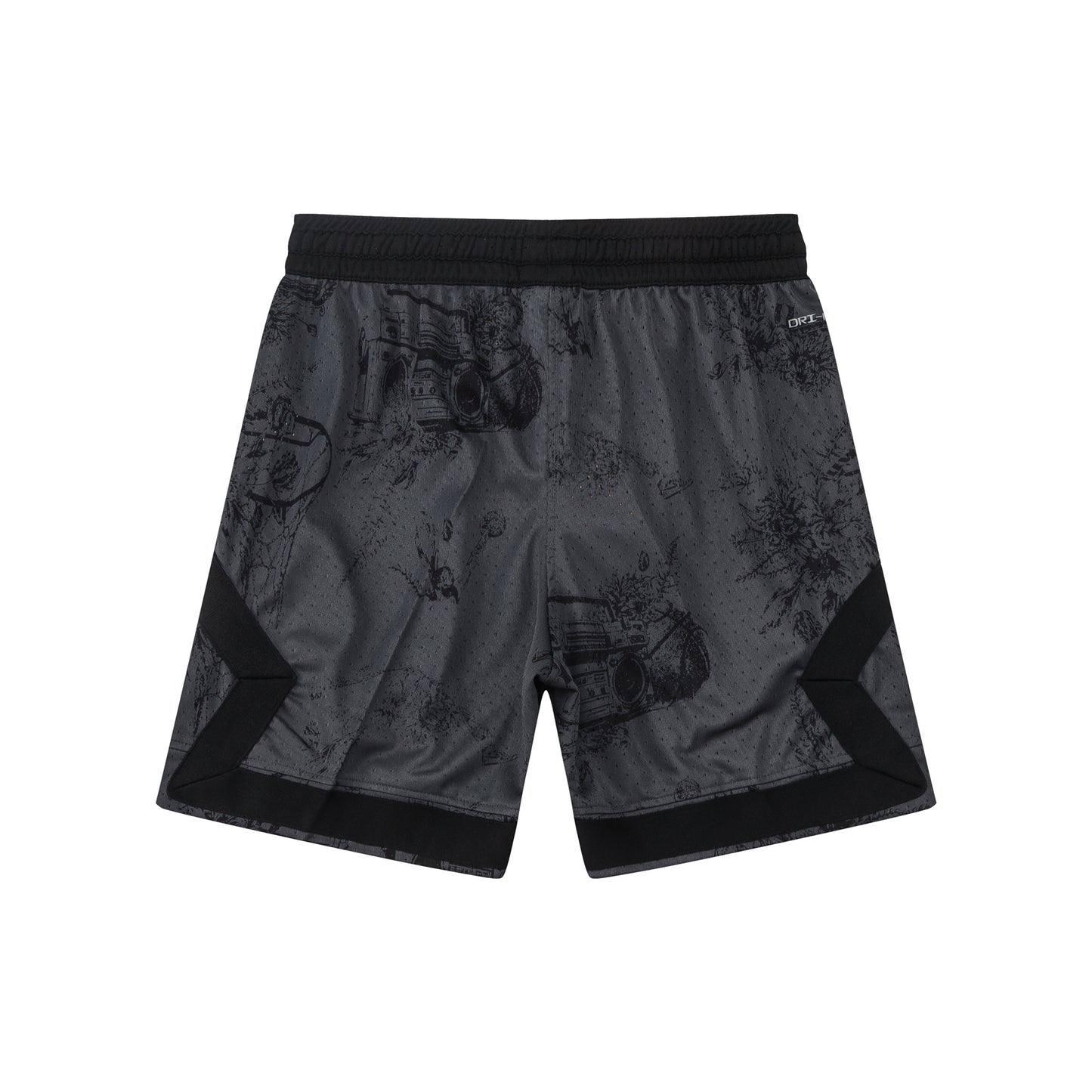 Jordan Black Floral Diamond Shorts
