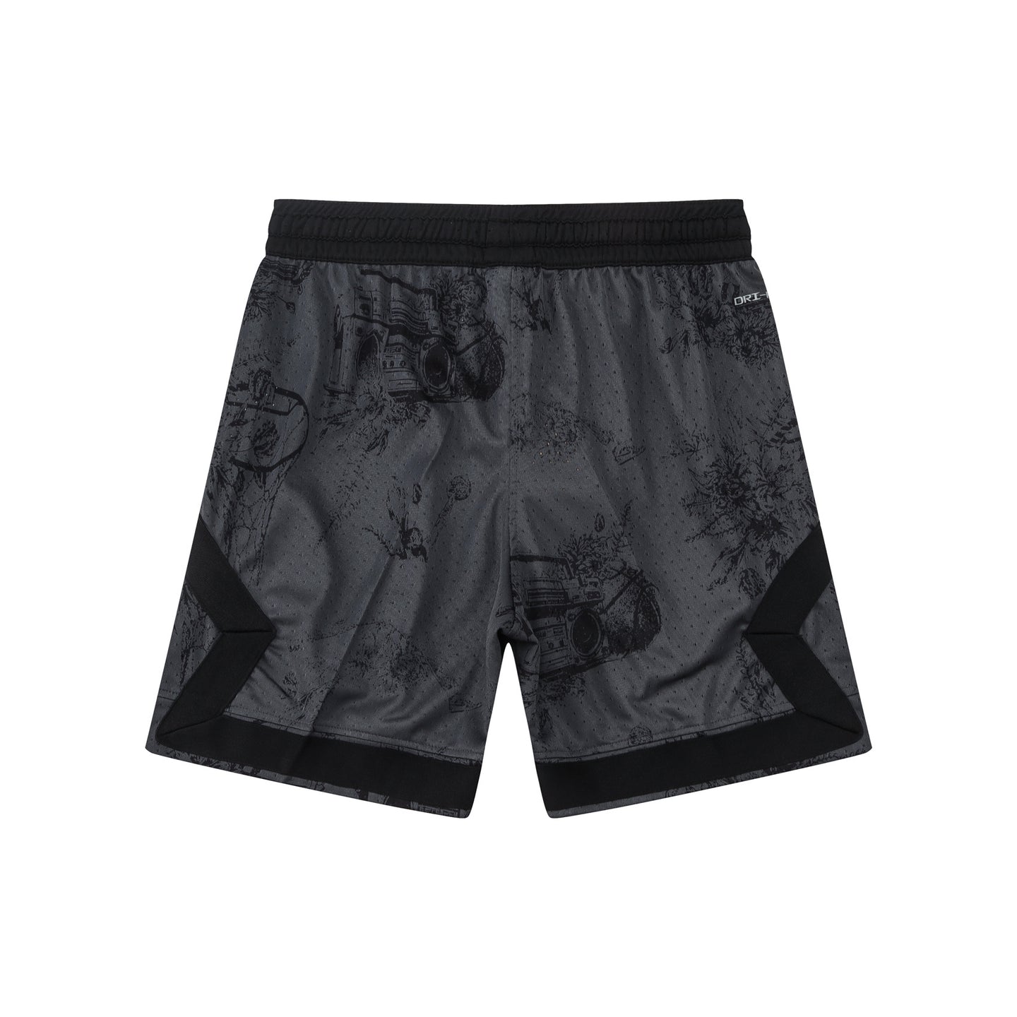 Jordan Black Floral Diamond Shorts