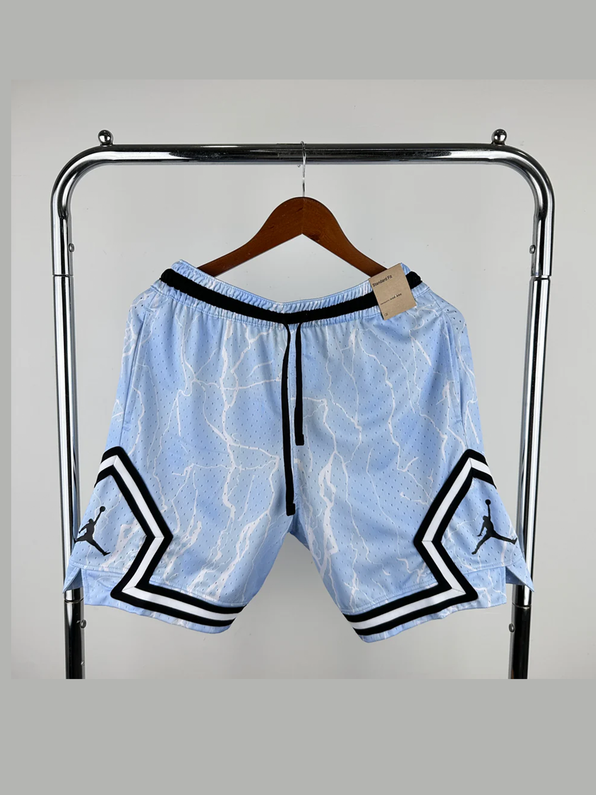 Jordan Sky Blue Lightning Diamond Shorts