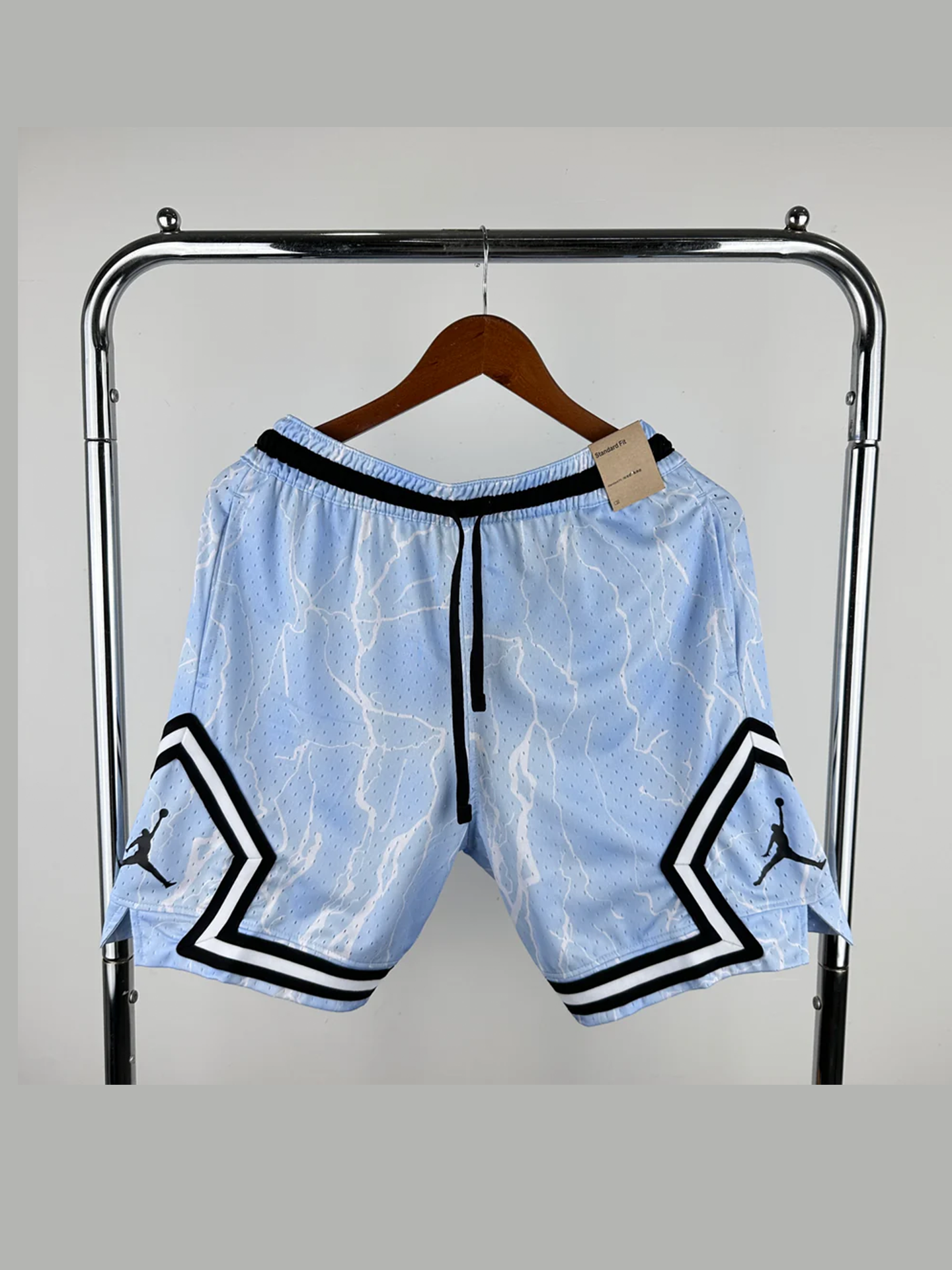 Jordan Sky Blue Lightning Diamond Shorts